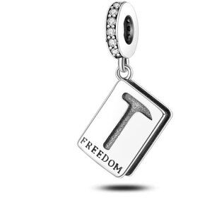 Sterling Silver Freedom Dangle Charm